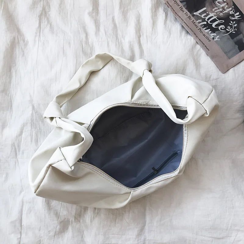 Waterproof Nylon Shoulder Bags Casual Crossbody Bag Purse Female Dumpling Shape