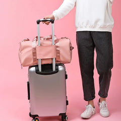 Waterproof Nylon Travel Bag Ladies Handbag Storage Bag Shoe Box Luggage Bag