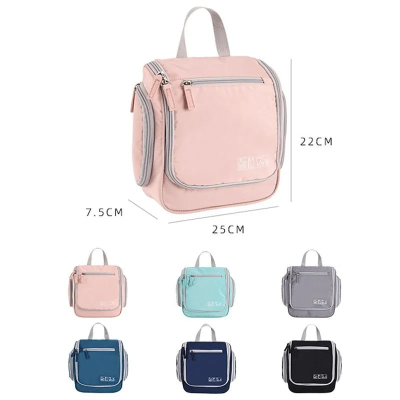Waterproof Nylon Travel Organizer Bag Unisex Women Cosmetic Bag