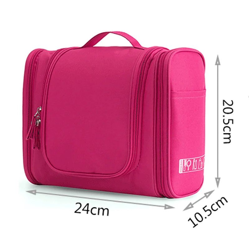 Waterproof Nylon Travel Organizer Bag Unisex Women Cosmetic Bag