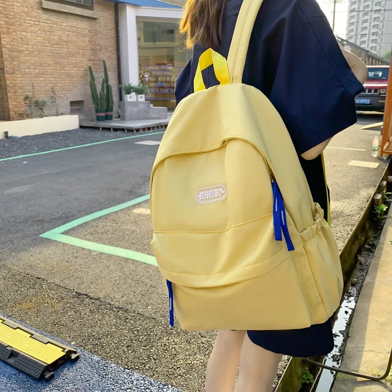 Waterproof Nylon Women Backpack Female Travel Bag for Teenag