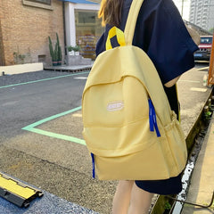 Waterproof Nylon Women Backpack Female Travel Bag for Teenag