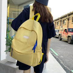 Waterproof Nylon Women Backpack Female Travel Bag for Teenag