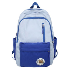 Waterproof Nylon Women Backpack Multi-pocket Laptop Rucksack Large Capacity