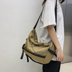 Waterproof Nylon Women Crossbody Bag Large Capacity Travel Shoulder Bags