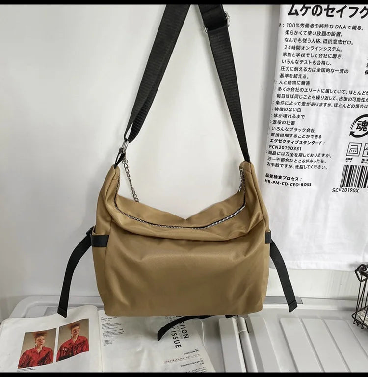 Waterproof Nylon Women Crossbody Bag Large Capacity Travel Shoulder Bags