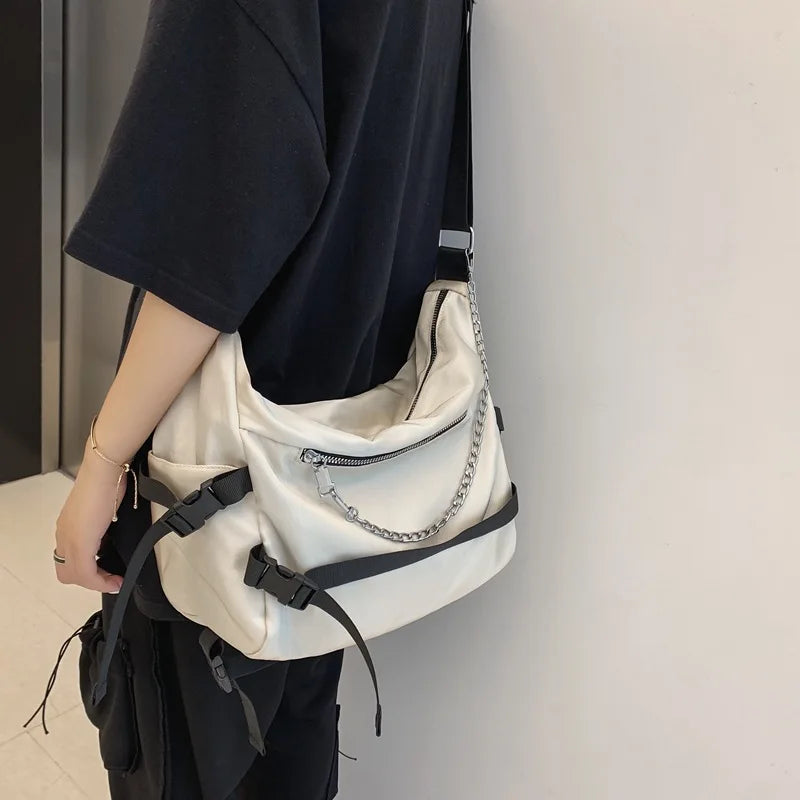 Waterproof Nylon Women Crossbody Bag Large Capacity Travel Shoulder Bags