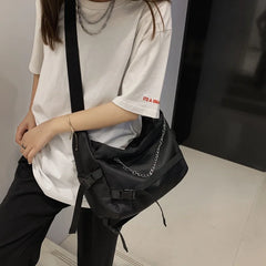 Waterproof Nylon Women Crossbody Bag Large Capacity Travel Shoulder Bags