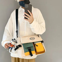 Waterproof Nylon Messenger Bag Crossbody Satchel Pouch