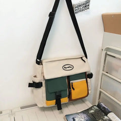 Waterproof Nylon Messenger Bag Crossbody Satchel Pouch