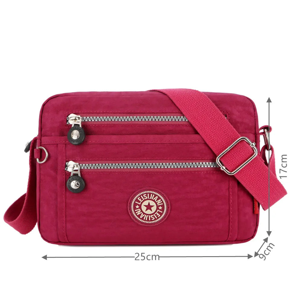 Waterproof Nylon Women Messenger Bags Small Purse Shoulder Bag Female Crossbody