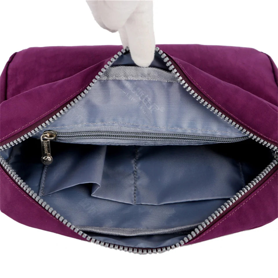 Waterproof Nylon Women Messenger Bags Small Purse Shoulder Bag Female Crossbody