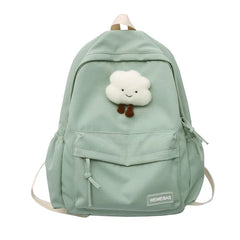 Waterproof Nylon Women School Backpack Large