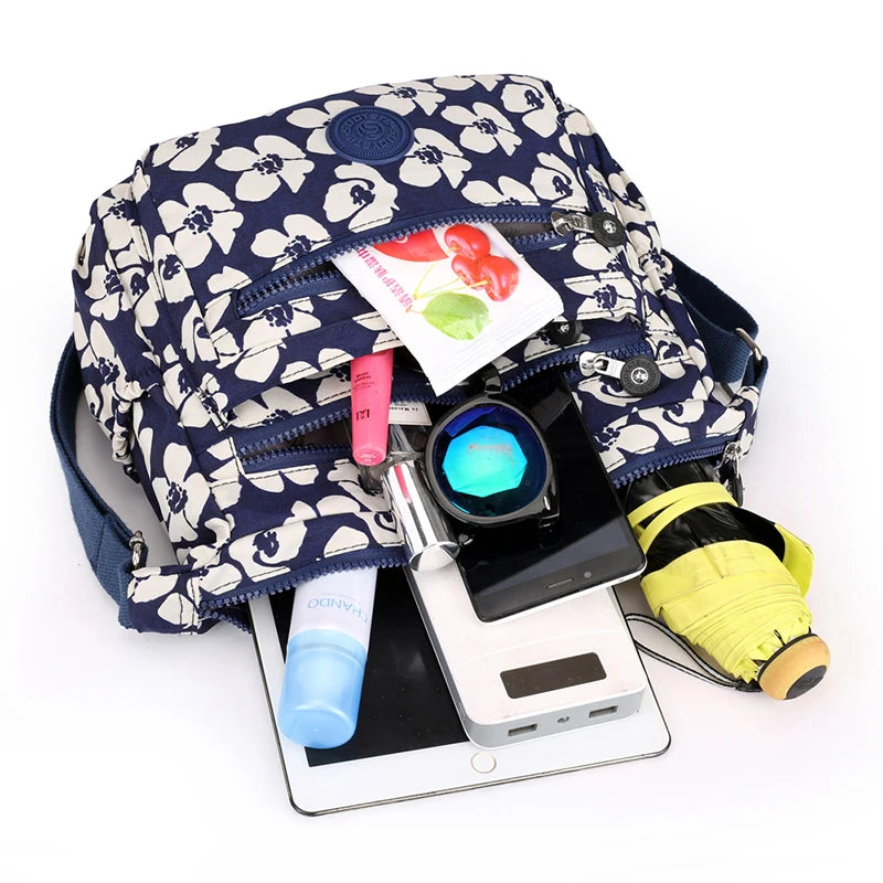 Waterproof Nylon Women Shoulder Bag Casual Handbags