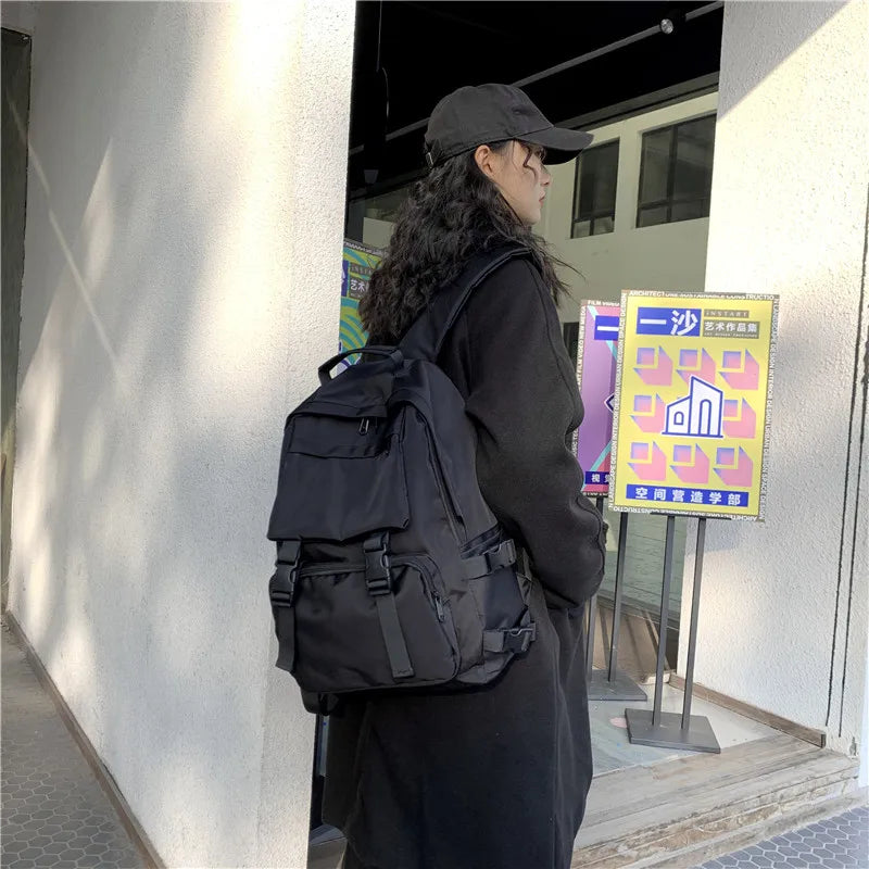 Waterproof Nylon Women's Backpack Female Travel Bag Backpacks School Backpack