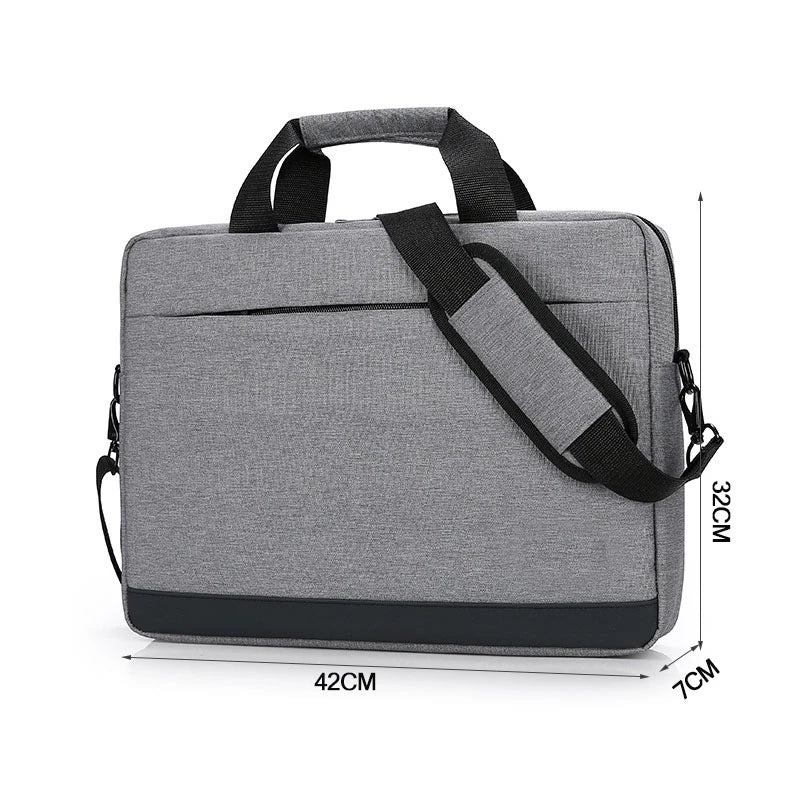 Waterproof Laptop Briefcase Shoulder Bag 15.6 Inch Business Handbag