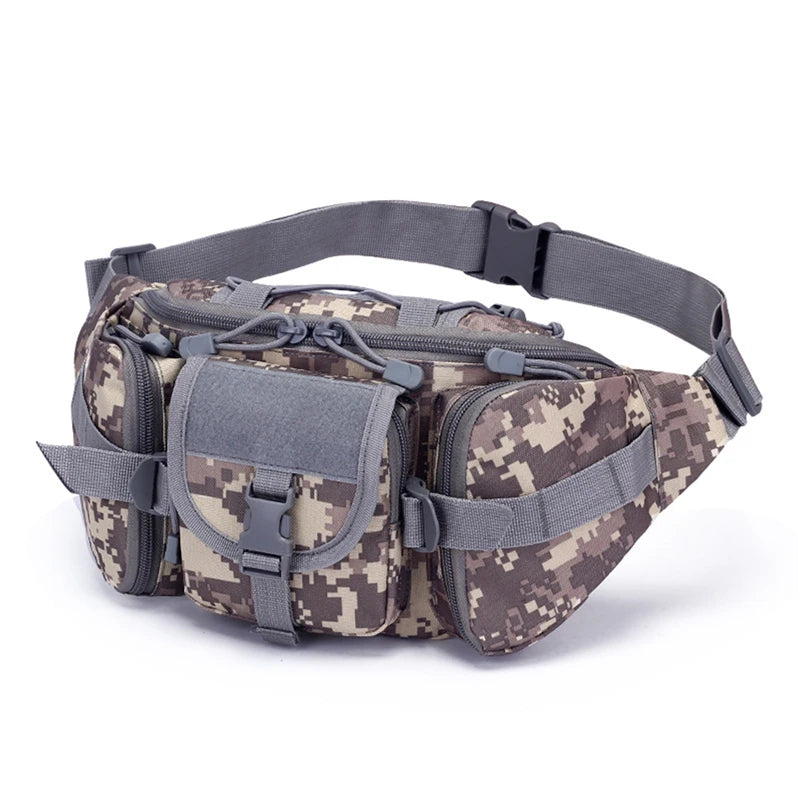 Waterproof Tactical Waist Bag Utility Pouch Riding Pockets