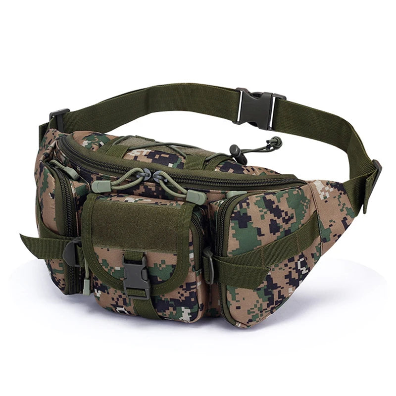 Waterproof Tactical Waist Bag Utility Pouch Riding Pockets