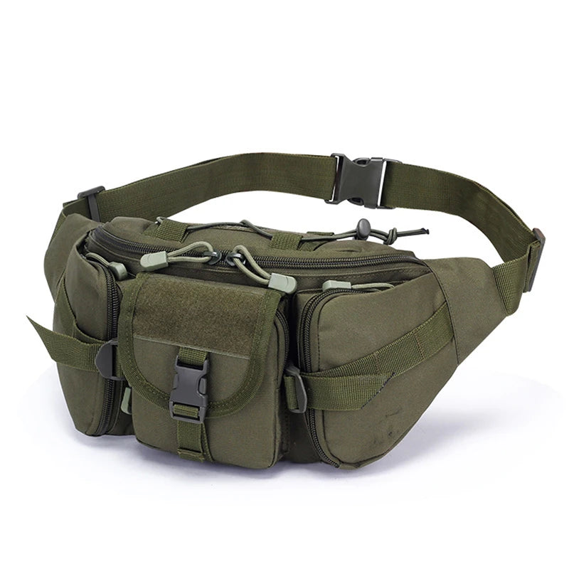Waterproof Tactical Waist Bag Utility Pouch Riding Pockets