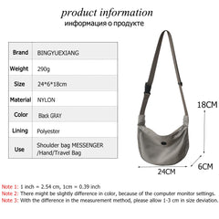 Waterproof Women's Crossbody Bag Casual Messenger Nylon Shoulder Handbag
