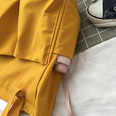 Waterproof Oxford Canvas Girl Shoulder Hand Bucket Bag Female