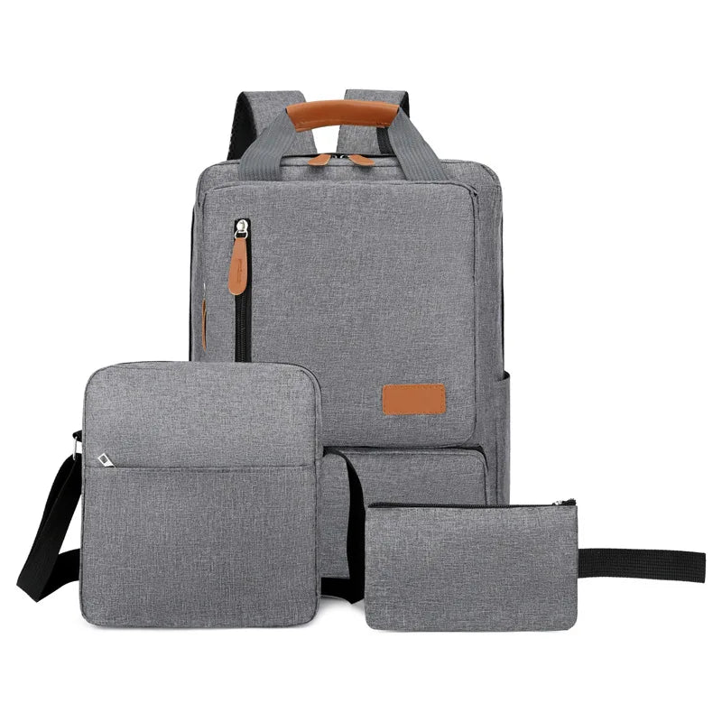 Waterproof Oxford School Backpack Bookbags Set for Teen Girls Boys