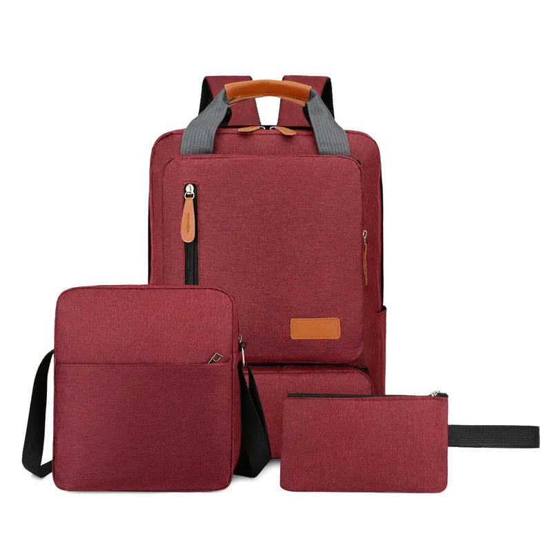 Waterproof Oxford School Backpack Bookbags Set for Teen Girls Boys