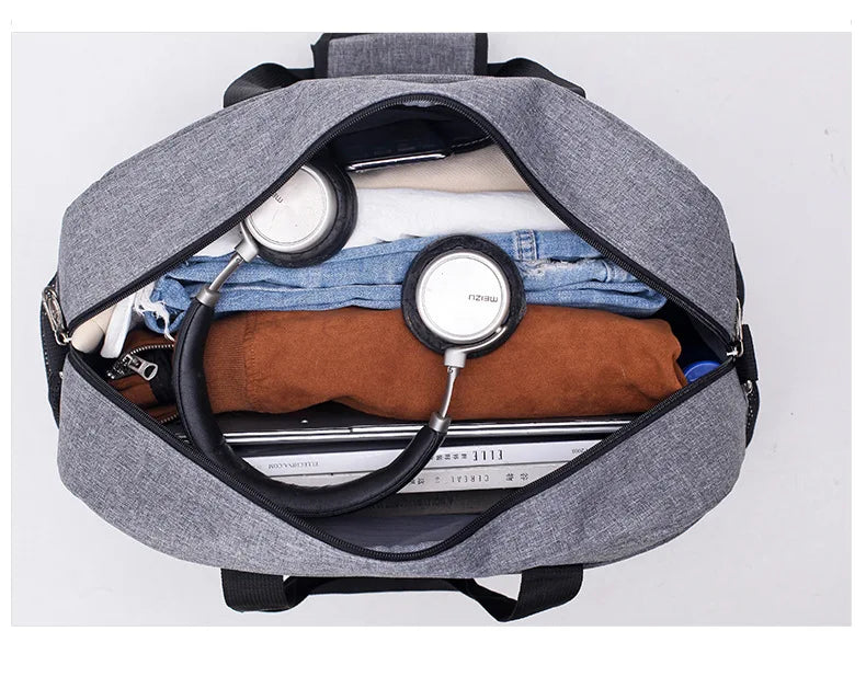 Waterproof Oxford Travel Bag Large Capacity Multi-Functional Weekend Tote Bag