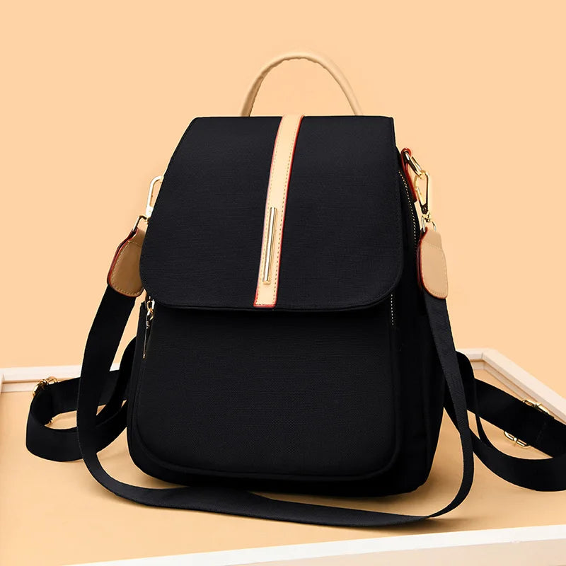 Waterproof Oxford Women Backpack Anti-theft School Bags for Teenagers Girls