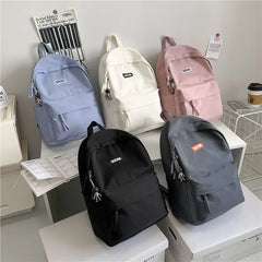 Waterproof Oxford Women Backpack Anti-Theft School Bag Embroidery Female Travel