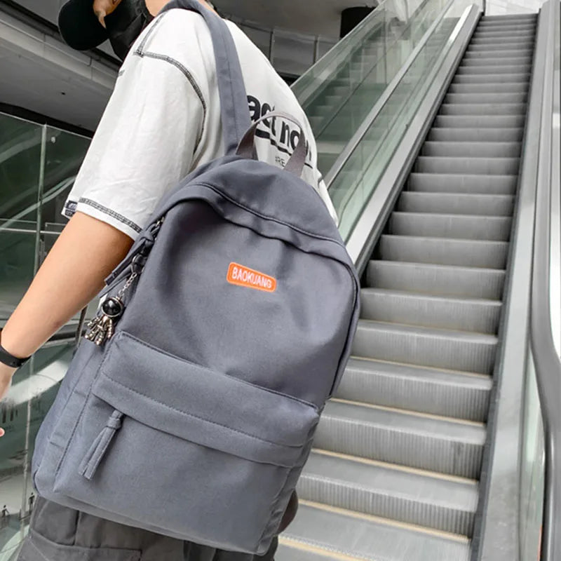 Waterproof Oxford Women Backpack Anti-Theft School Bag Embroidery Female Travel