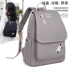 Waterproof Oxford Women Backpack Anti-theft Print School Bag for Girls