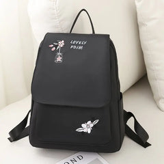 Waterproof Oxford Women Backpack Anti-theft Print School Bag for Girls