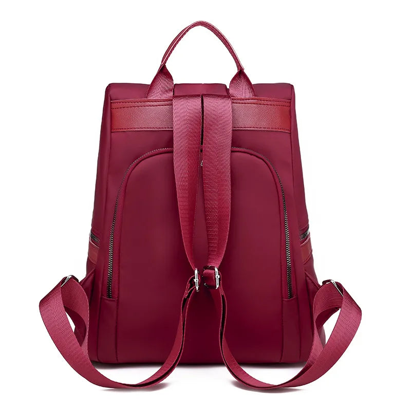 Waterproof Oxford Women Scarf Backpack Anti-theft Bag