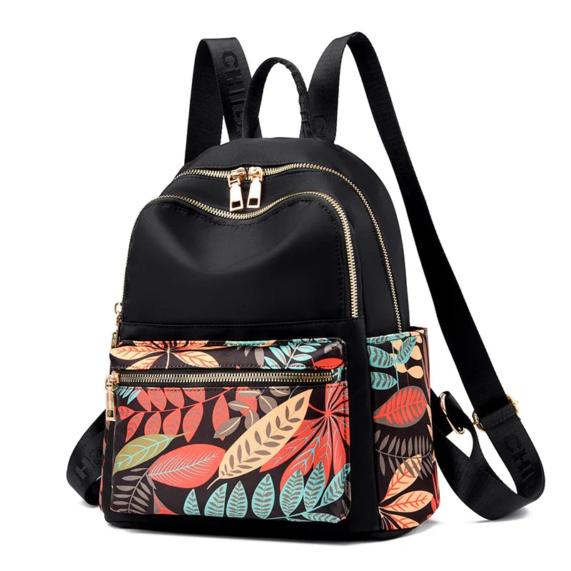 Waterproof Oxford Women's Travel Backpack Middle-aged and Elderly