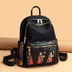 Waterproof Oxford Women's Travel Backpack Middle-aged and Elderly