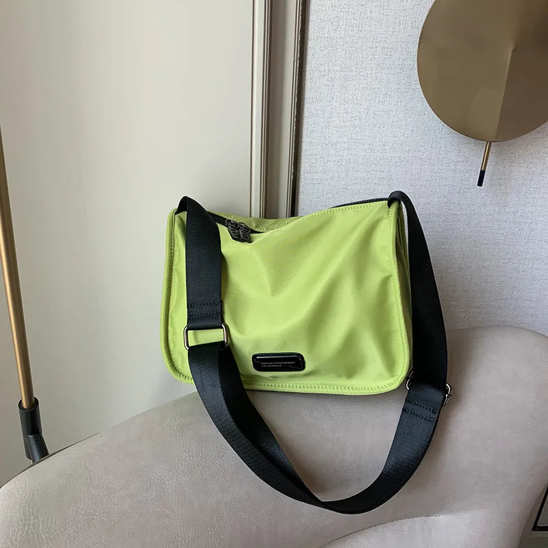 Waterproof Oxford Women Shoulder Bags with Wide Strap Crossbody Large Capacity