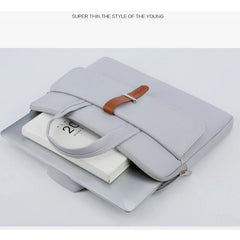 Waterproof PU Leather 15in Laptop Bag Business Briefcase