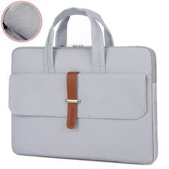 Waterproof PU Leather 15in Laptop Bag Business Briefcase