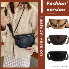 Waterproof PU Pockets Novelty Waist Bag Travel Phone Organizer Fanny Pack