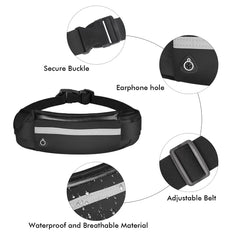 Waterproof Running Sport Bag Male Female Waist Fanny Pack