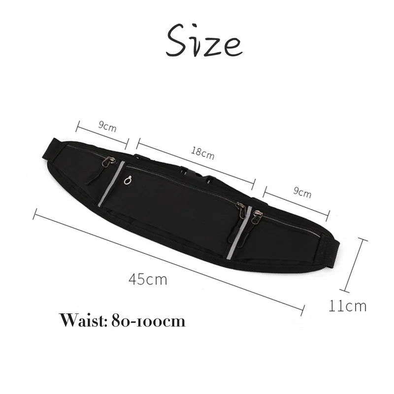 Waterproof Running Waist Bag Outdoor Sports Cycling Belt Bags Women For Iphone P