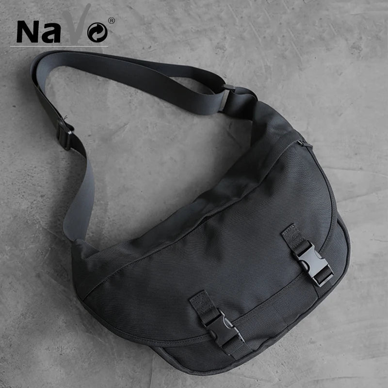 Waterproof Nylon Messenger Bag for Teenage Boys