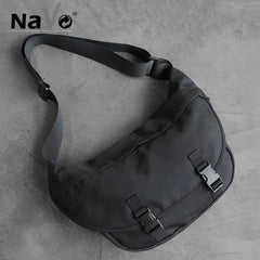 Waterproof Nylon Messenger Bag for Teenage Boys