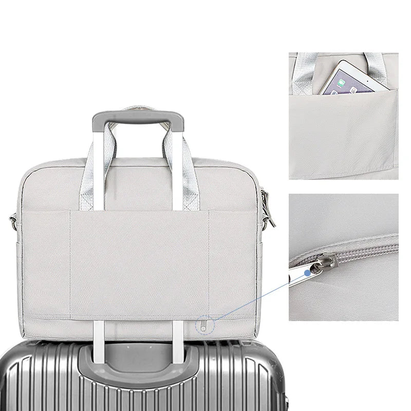 Waterproof Shockproof Shoulder Bag Briefcase Men's Laptop Women's Tote