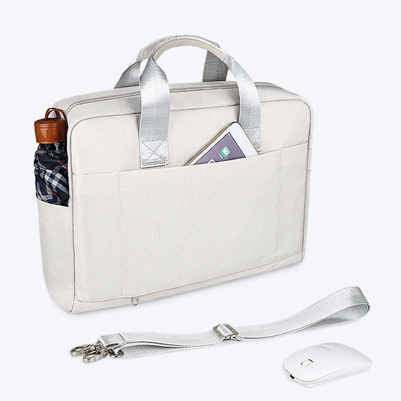 Waterproof Shockproof Shoulder Bag Briefcase Men's Laptop Women's Tote