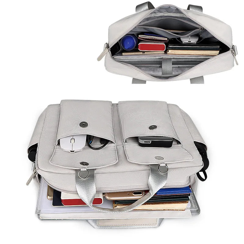Waterproof Shockproof Shoulder Bag Briefcase Men's Laptop Women's Tote