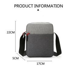 Waterproof Shoulder Bag Pockets Anti Theft Outdoor Messenger Bag