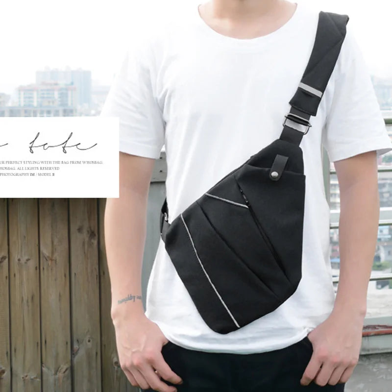Waterproof Lightweight Crossbody Shoulder Chest Bag for Men Teens Travel