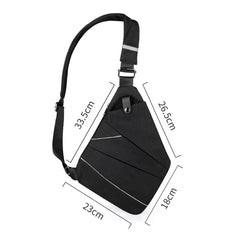 Waterproof Lightweight Crossbody Shoulder Chest Bag for Men Teens Travel